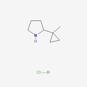 2-(1-Methylcyclopropyl)pyrrolidine;hydrochloride
