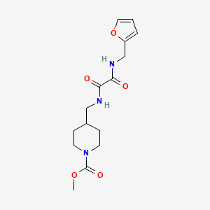 Methyl 4-((2-((furan-2-ylmethyl)amino)-2-oxoacetamido)methyl)piperidine-1-carboxylate