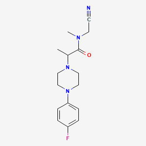 N-(Cyanomethyl)-2-[4-(4-fluorophenyl)piperazin-1-yl]-N-methylpropanamide
