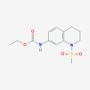 ethyl N-(1-methylsulfonyl-3,4-dihydro-2H-quinolin-7-yl)carbamate
