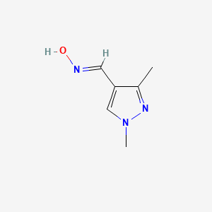 1,3-dimethyl-1H-pyrazole-4-carbaldehyde oxime