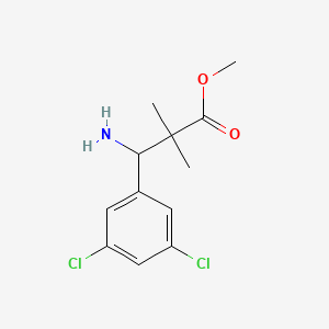 Methyl 3-amino-3-(3,5-dichlorophenyl)-2,2-dimethylpropanoate