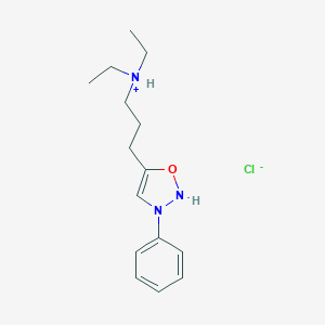 delta(sup 4)-1,2,4-Oxadiazoline, 5-(3-(diethylamino)propyl)-3-phenyl-, hydrochloride