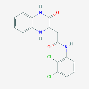N-(2,3-dichlorophenyl)-2-(3-oxo-1,2,3,4-tetrahydroquinoxalin-2-yl)acetamide