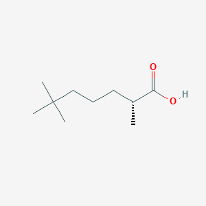 (2R)-2,6,6-Trimethylheptanoic acid
