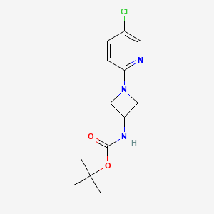 tert-butyl N-[1-(5-chloropyridin-2-yl)azetidin-3-yl]carbamate
