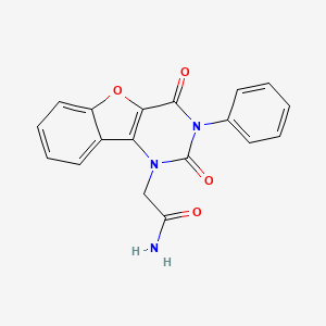 2-(2,4-Dioxo-3-phenyl-[1]benzofuro[3,2-d]pyrimidin-1-yl)acetamide