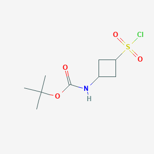 Tert-butyl N-(3-chlorosulfonylcyclobutyl)carbamate