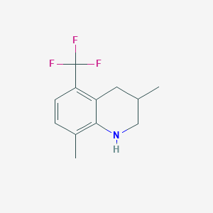 3,8-Dimethyl-5-(trifluoromethyl)-1,2,3,4-tetrahydroquinoline