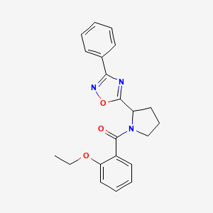 5-[1-(2-Ethoxybenzoyl)pyrrolidin-2-yl]-3-phenyl-1,2,4-oxadiazole