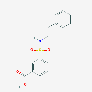 3-[(2-Phenylethyl)sulfamoyl]benzoic acid