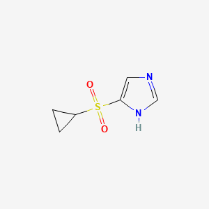 B2461670 1H-Imidazole, 5-(cyclopropylsulfonyl)- CAS No. 1514898-30-6