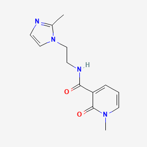 1-methyl-N-(2-(2-methyl-1H-imidazol-1-yl)ethyl)-2-oxo-1,2-dihydropyridine-3-carboxamide