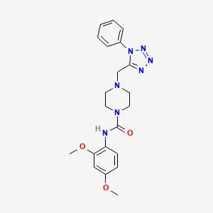 N-(2,4-dimethoxyphenyl)-4-((1-phenyl-1H-tetrazol-5-yl)methyl)piperazine-1-carboxamide