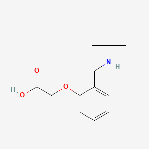{2-[(Tert-butylamino)methyl]phenoxy}acetic acid