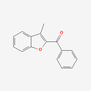 molecular formula C16H12O2 B2461722 2-benzoyl-3-methyl-1-benzofuran CAS No. 14178-66-6