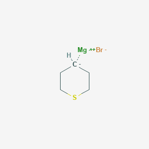 molecular formula C5H9BrMgS B2461796 Magnesium;3,4,5,6-tetrahydro-2H-thiopyran-4-ide;bromide CAS No. 2265921-89-7