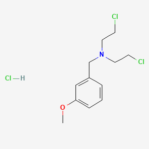 Bis(2-chloroethyl)[(3-methoxyphenyl)methyl]amine hydrochloride