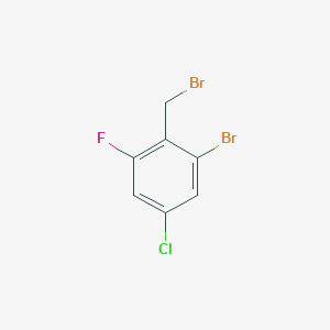 molecular formula C7H4Br2ClF B2461831 2-Bromo-4-chloro-6-fluorobenzyl bromide CAS No. 2090554-83-7