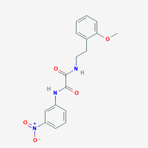 molecular formula C17H17N3O5 B2461862 N1-(2-methoxyphenethyl)-N2-(3-nitrophenyl)oxalamide CAS No. 941984-27-6