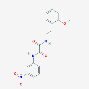 B2461862 N1-(2-methoxyphenethyl)-N2-(3-nitrophenyl)oxalamide CAS No. 941984-27-6