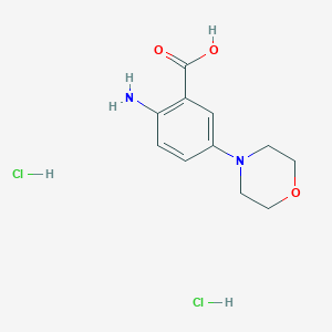 2-Amino-5-(morpholin-4-yl)benzoic acid dihydrochloride
