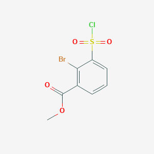 Methyl 2-bromo-3-(chlorosulfonyl)benzoate