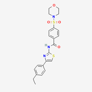 N-(4-(4-ethylphenyl)thiazol-2-yl)-4-(morpholinosulfonyl)benzamide