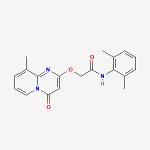 N-(2,6-dimethylphenyl)-2-((9-methyl-4-oxo-4H-pyrido[1,2-a]pyrimidin-2-yl)oxy)acetamide