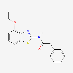 N-(4-ethoxy-1,3-benzothiazol-2-yl)-2-phenylacetamide
