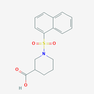 1-(Naphthalen-1-ylsulfonyl)piperidine-3-carboxylic acid