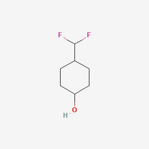 molecular formula C7H12F2O B2462016 cis-4-(Difluoromethyl)cyclohexanol CAS No. 1780532-19-5