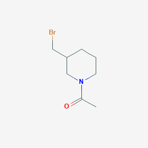 1-(3-Bromomethyl-piperidin-1-yl)-ethanone
