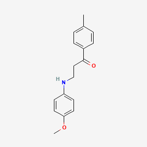3-(4-Methoxyanilino)-1-(4-methylphenyl)-1-propanone