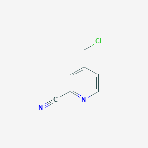 molecular formula C7H5ClN2 B2462032 4-(Chloromethyl)picolinonitrile CAS No. 71935-33-6