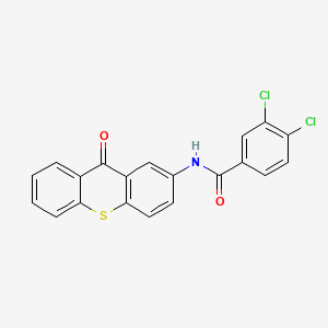 3,4-dichloro-N-(9-oxo-9H-thioxanthen-2-yl)benzamide