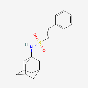 molecular formula C18H23NO2S B2462230 N-(1-adamantyl)-2-phenylethenesulfonamide CAS No. 315692-18-3