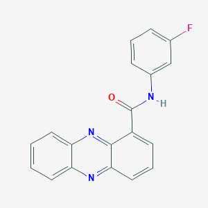 molecular formula C19H12FN3O B2462289 N-(3-fluorophenyl)phenazine-1-carboxamide CAS No. 324580-04-3