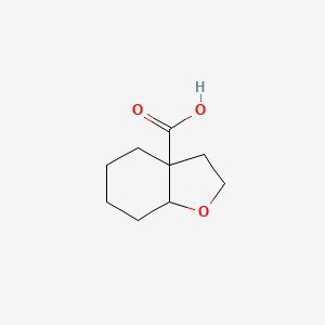 molecular formula C9H14O3 B2462363 Octahydro-1-benzofuran-3a-carboxylic acid CAS No. 1513233-00-5