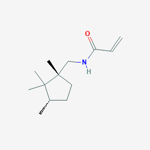 molecular formula C13H23NO B2462438 N-[[(1R,3S)-1,2,2,3-Tetramethylcyclopentyl]methyl]prop-2-enamide CAS No. 2223106-06-5