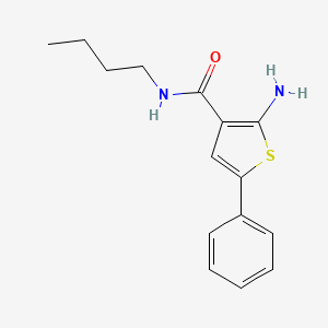 2-amino-N-butyl-5-phenylthiophene-3-carboxamide