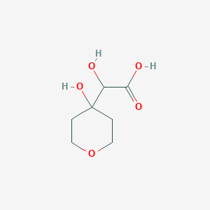 2-Hydroxy-2-(4-hydroxyoxan-4-yl)acetic acid
