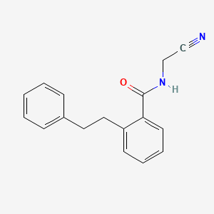 N-(cyanomethyl)-2-(2-phenylethyl)benzamide
