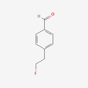 molecular formula C9H9FO B2462509 4-(2-Fluoroethyl)benzaldehyde CAS No. 1557695-77-8