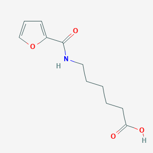 molecular formula C11H15NO4 B2462534 6-[(Furan-2-carbonyl)amino]hexanoic acid CAS No. 313267-03-7