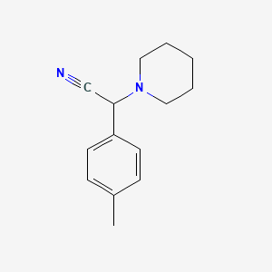 2-(1-Piperidyl)-2-(p-tolyl)acetonitrile