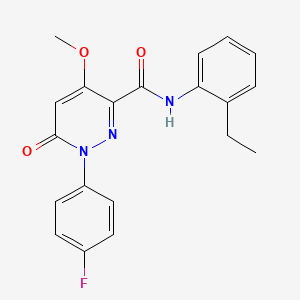 N-(2-ethylphenyl)-1-(4-fluorophenyl)-4-methoxy-6-oxo-1,6-dihydropyridazine-3-carboxamide