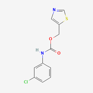1,3-thiazol-5-ylmethyl N-(3-chlorophenyl)carbamate