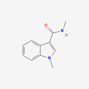 molecular formula C11H12N2O B2462564 N,1-dimethyl-1H-indole-3-carboxamide CAS No. 85729-22-2