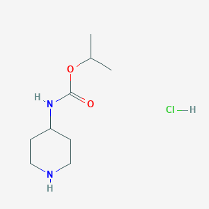 Propan-2-yl N-piperidin-4-ylcarbamate;hydrochloride